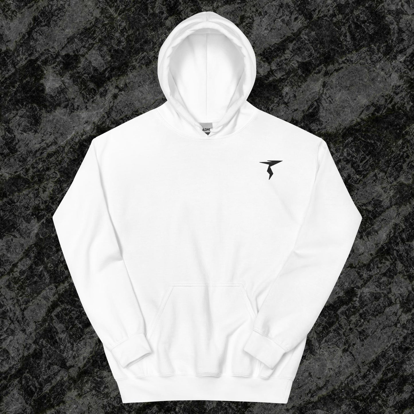 Embroidered Logo | Signature White Thunder Hoodie